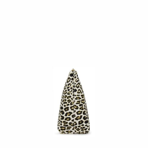 Small Pouch – Leopard Print – Gold Zip - Image 4