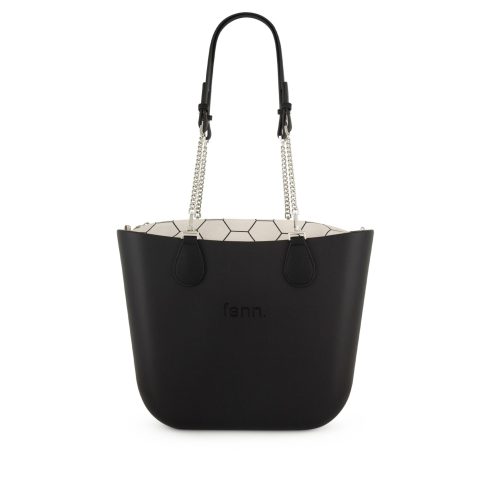 Original Collection - Black - Pattern Inner - Silver Zip - Black/Silver Chain - Image 4