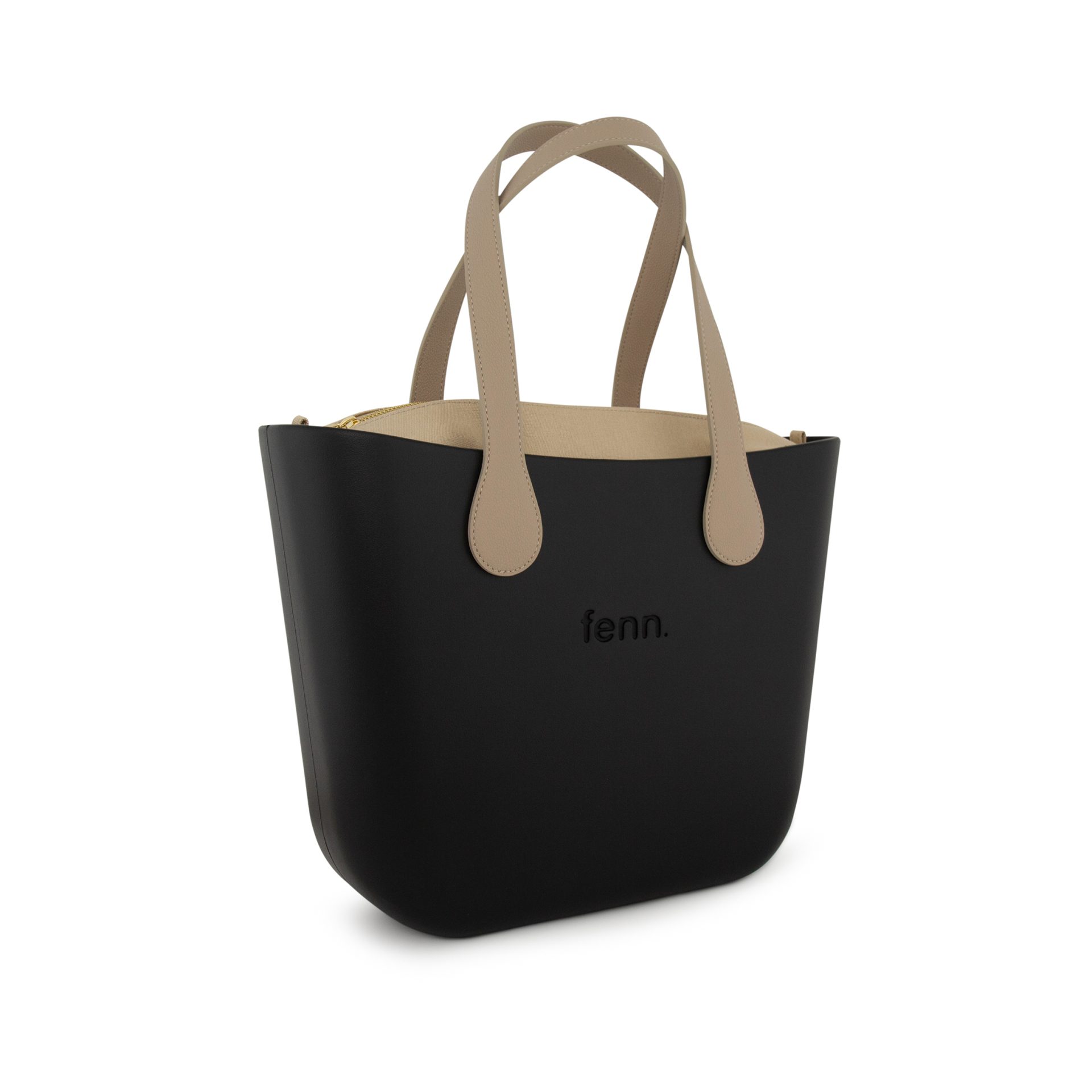 Original Collection - Black - Stone Inner - Gold Zip - Light Stone Flat Handle - Image 2