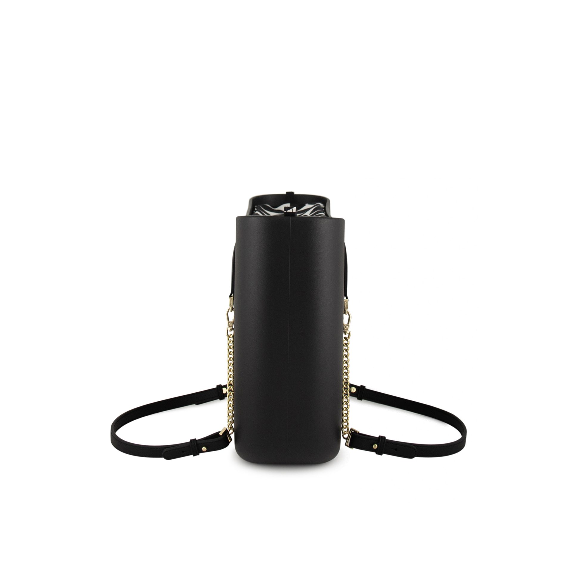 Original Collection-Black-Pattern Inner-Gold Zip-Black/Gold Chain - Image 5