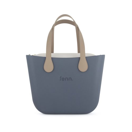Original Collection -Denim-Bone Inner-Gold Zip-Light Stone Flat Handles