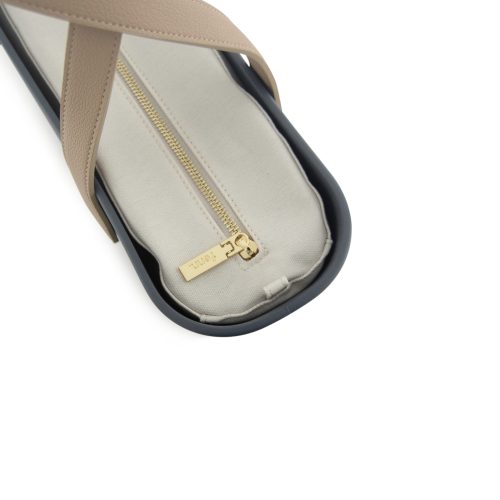 Original Collection -Denim-Bone Inner-Gold Zip-Light Stone Flat Handles - Image 3