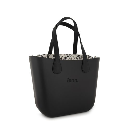 Alternative view of Original Collection- Black-Pattern Inner-Silver Zip-Black Flat Handle