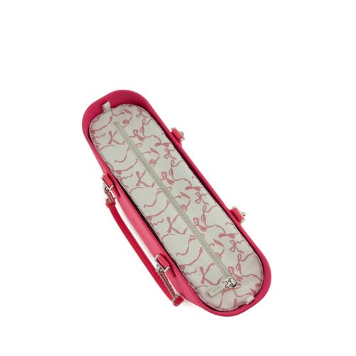 Alternative view of Original Collection -Pink -Pattern Inner-Silver Zip-Pink /Gold Chain
