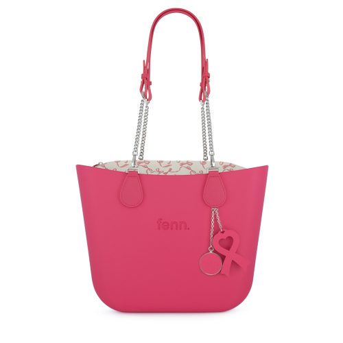 Original Collection -Pink -Pattern Inner-Silver Zip-Pink /Gold Chain