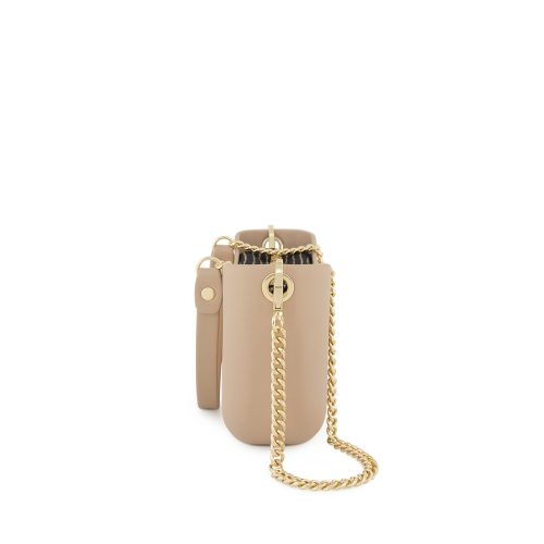 Classic Collection - Sand - Pattern Inner - Gold Zip -Chain Strap - Image 4