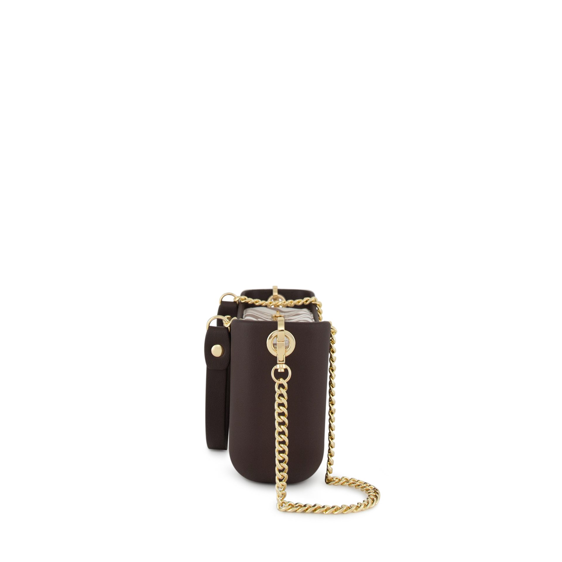 Classic Collection - Chocolate - Pattern Inner - Gold Zip