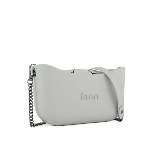 Alternative view of Classic Collection- Ice Grey-Pattern Inner-Gun Metal Zip-Grey/Gun Metal Chain