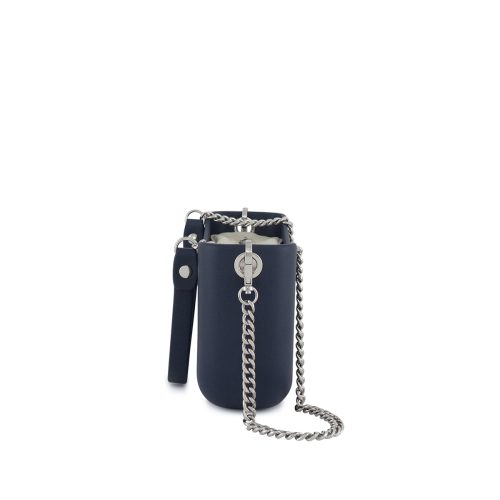 Classic Collection-Navy-Bone Inner-Silver Zip-Chain Strap - Image 3