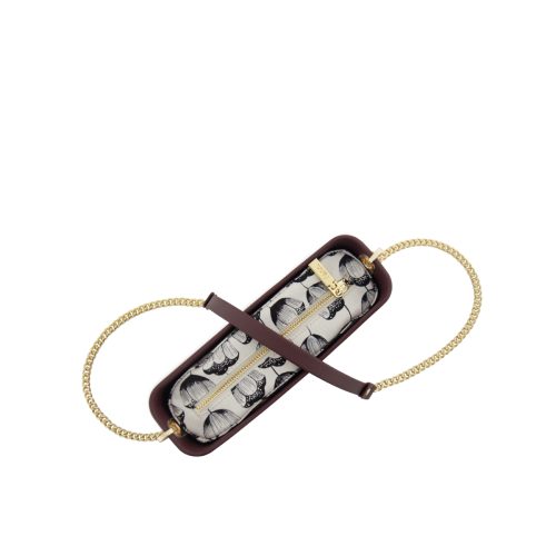 Classic Collection -Purple-Pattern Inner-Gold Zip-Purple/Gold Chain - Image 4