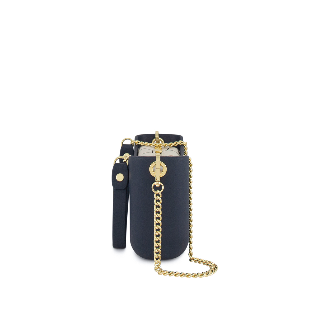Classic Collection -Navy-Pattern Inner-Gold Zip-Navy/Gold Chain - Image 4