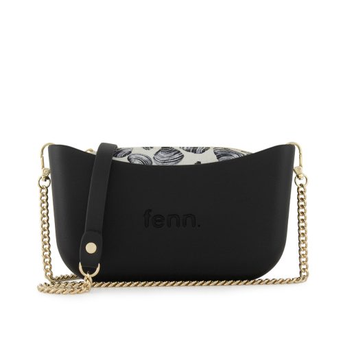 Classic Collection –Black-Pattern Inner - Chain Strap