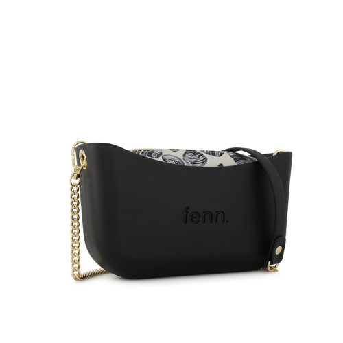 Alternative view of Classic Collection –Black-Pattern Inner - Chain Strap