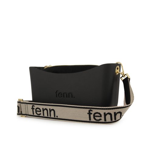 Classic Collection – Black-Black Inner-Gold Zip- Adjustable Canvas Strap - Image 3