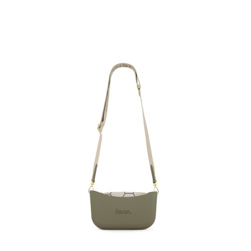 Classic Collection – Watercress– Pattern Inner– Gold Zip – Adjustable Canvas Strap - Image 6