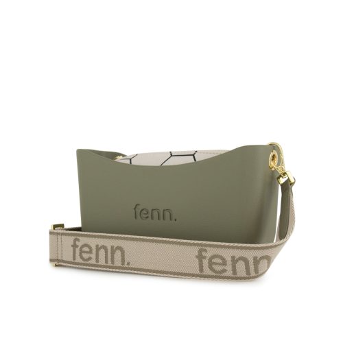 Classic Collection – Watercress– Pattern Inner– Gold Zip – Adjustable Canvas Strap - Image 3
