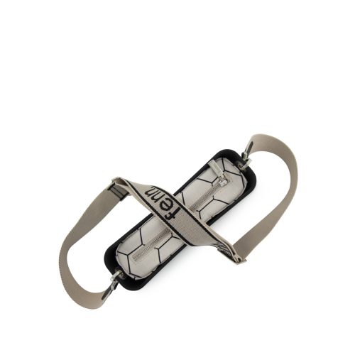 Classic Collection – Black– Pattern Inner– Silver Zip – Adjustable Canvas Strap - Image 5