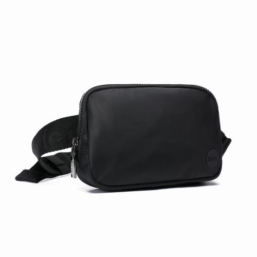 Alternative view of Belt Bag - Black - Silver Trim