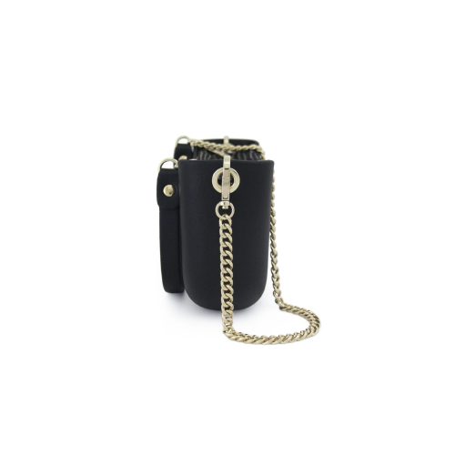 Classic Collection - Black - Pattern Inner - Gold Zip - Black/ Gold Chain - Image 3