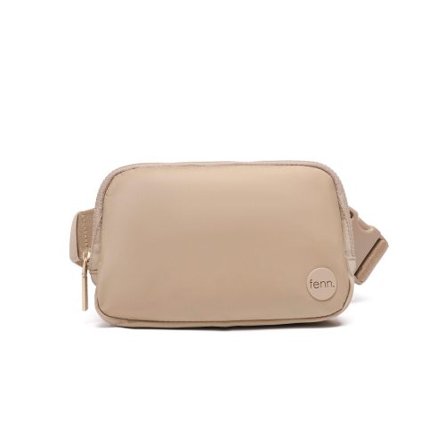 Belt Bag - Stone - Gold Trim