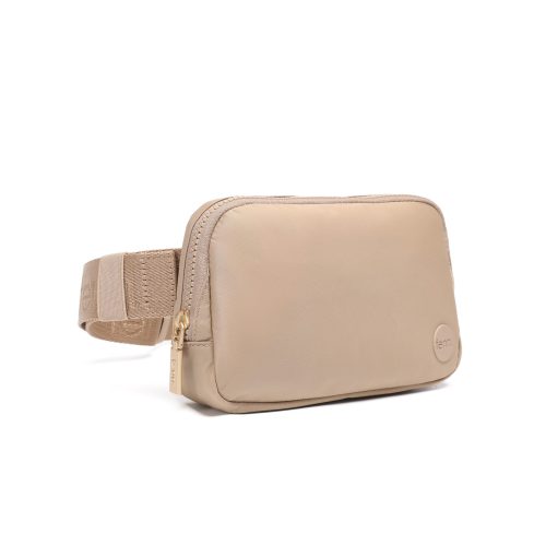 Alternative view of Belt Bag - Stone - Gold Trim