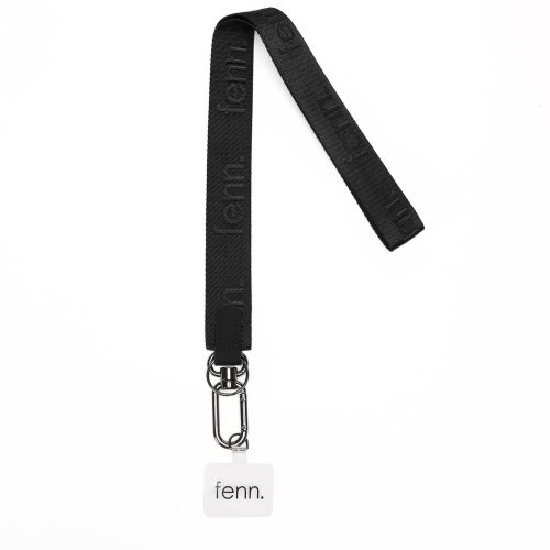 Lanyard - Black - Gun Metal Trim
