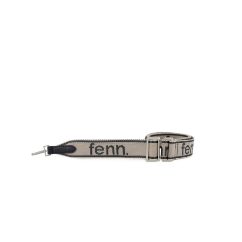 messenger strap-Black/Bone silver trim - Image 3