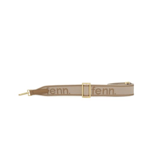 messenger strap-TAN/bone gold Trim - Image 6
