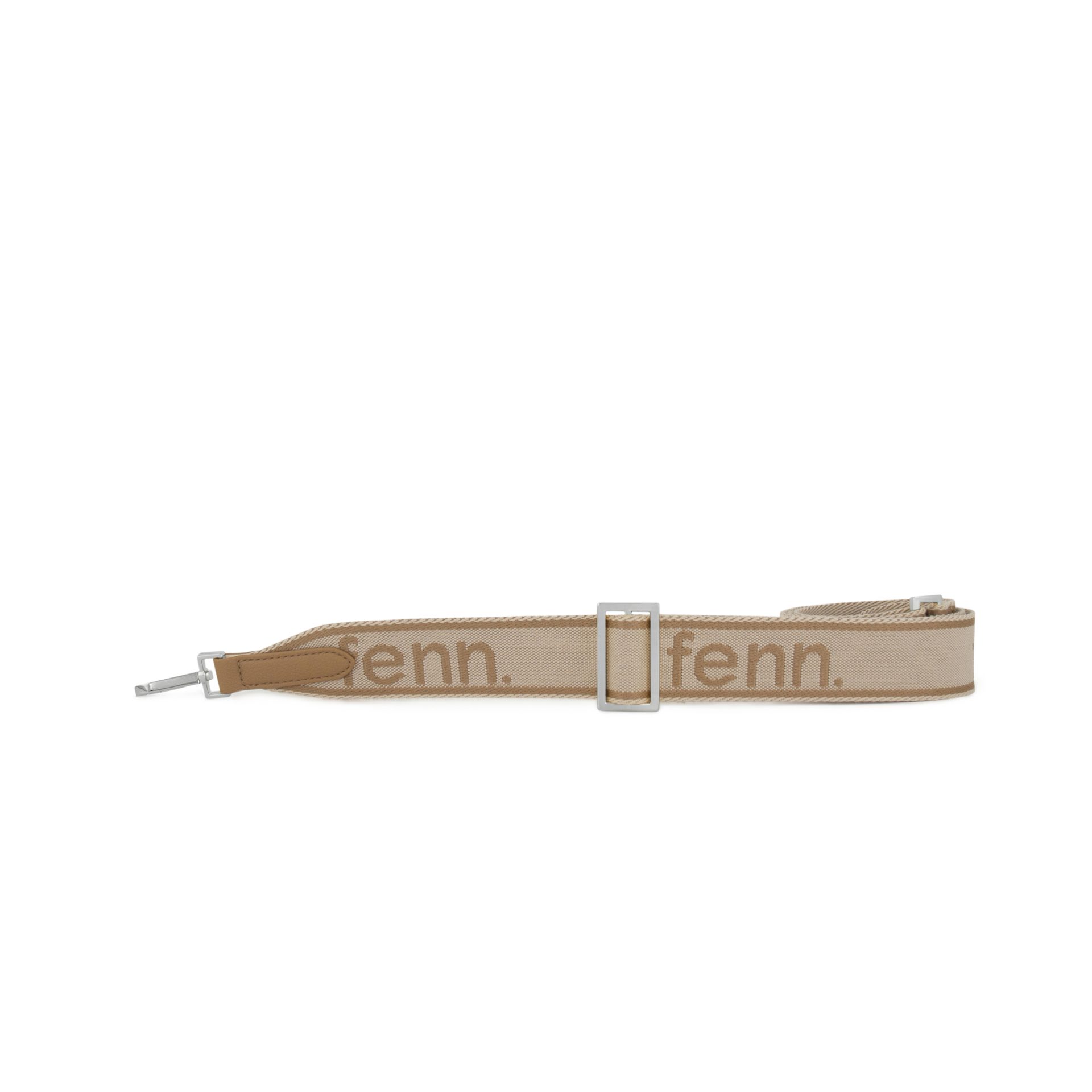 messenger strap-TAN/bone silver trim - Image 5