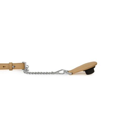 Chain Collection Straps – Light Tan – Silver Chain - Image 4