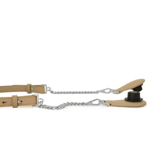 Chain Collection Straps – Light Tan – Silver Chain - Image 5