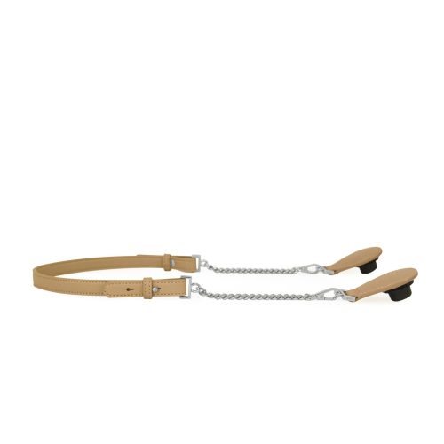 Chain Collection Straps – Light Tan – Silver Chain - Image 6