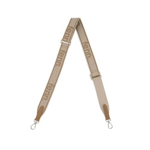 Alternative view of Tan/ Bone Strap - Silver Trim