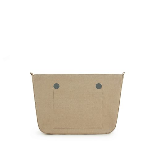 Petite Inners – Light Coffee Inner – Silver Zip