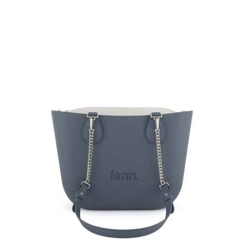 Petite -Denim-Bone Inner-Silver Zip-Denim/Silver Chain