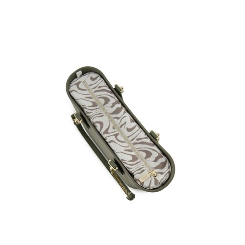 Petite -Watercress-Pattern Inner-Gold Zip-Watercress/Gold Chain - Image 4