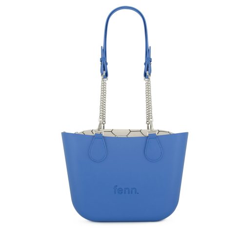 Petite Collection-Blue -Pattern Inner-Silver Zip-Blue/Silver Chain - Image 3