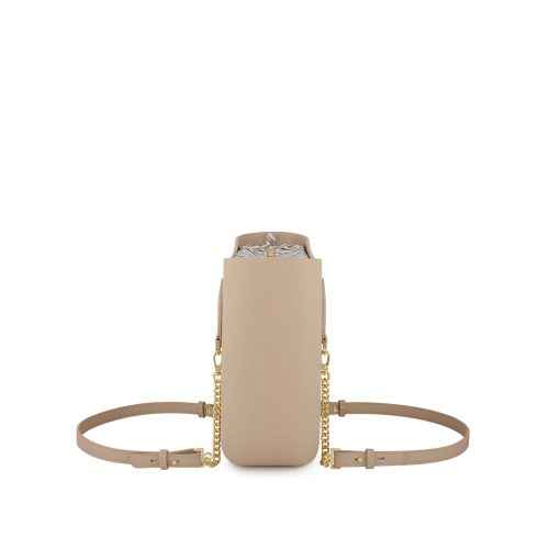 Petite -Sand-Pattern Inner-Gold Zip-Sand/Gold Chain - Image 3