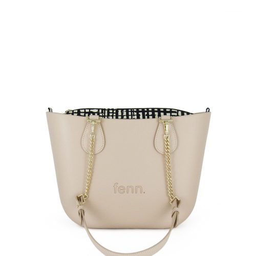 Petite Collection - Sand - Pattern 81 Inner - Gold Zip - Sand/ Gold Chain
