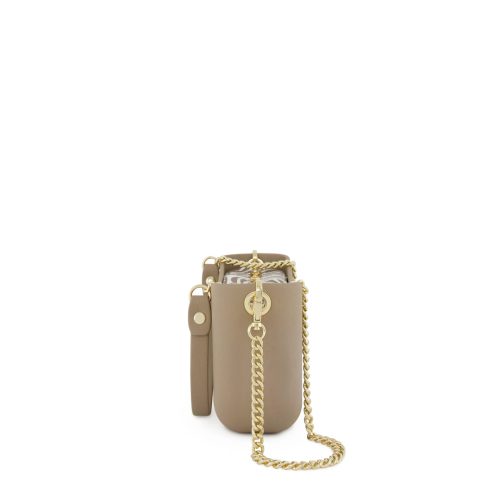 Classic Collection - Stone - Pattern Inner - Gold Zip - Stone/Gold Chain - Image 4