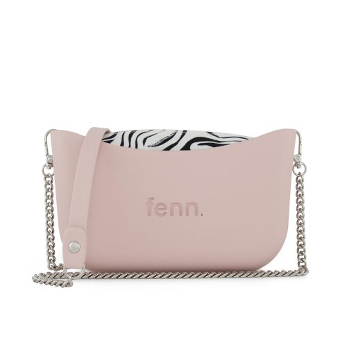 Classic Collection - Light Pink - Silver Zip - Pink/ Silver Chain