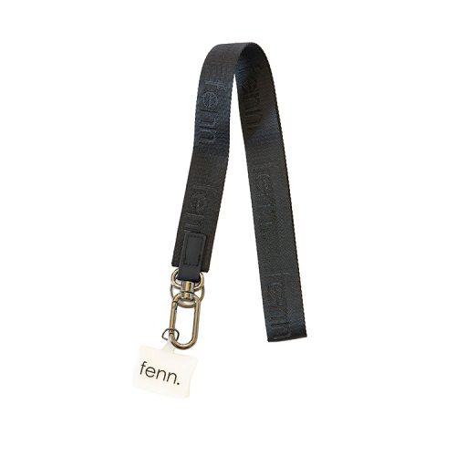 Lanyard - Black - Gun Metal Trim